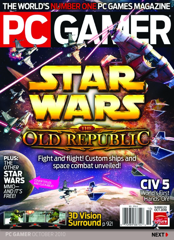 PC Gamer   205 (2010 10) cover